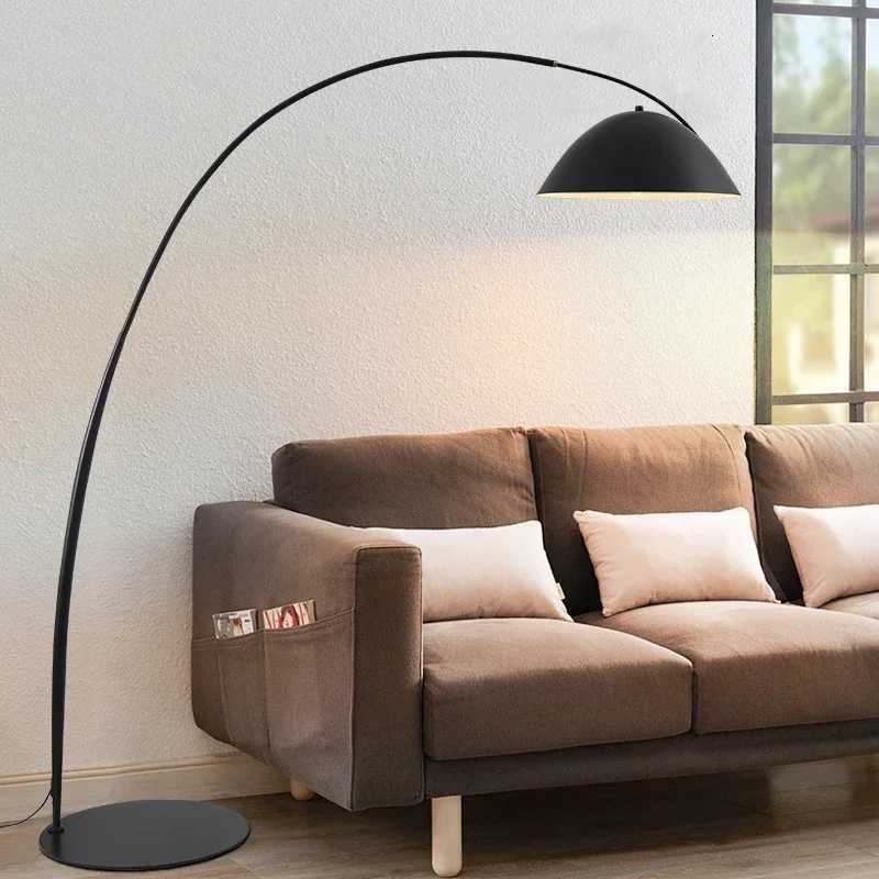Nordic Led Floor Lamp Fishing Lights Indoor Living Room Decoration Home Modern Sofa Lamp Bedroom Bedside Lighting Light Fixture M251119