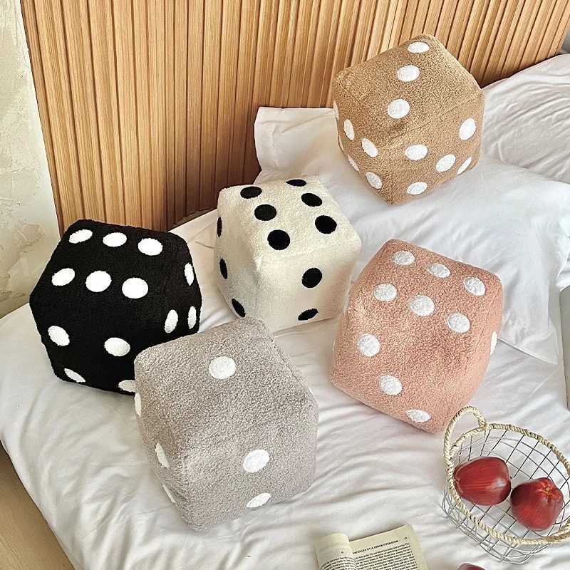 20cm ins creative simple home decoration fun simulation dice plush toy sofa cushion floor matM251119