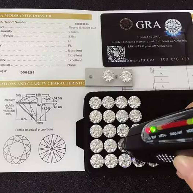 Hip Hop Jewelry Men's 6mm-20mm 14K Gold Plated Sterling Sier VVS hip-hop moissanite Iced Cuban Chain Bracelet