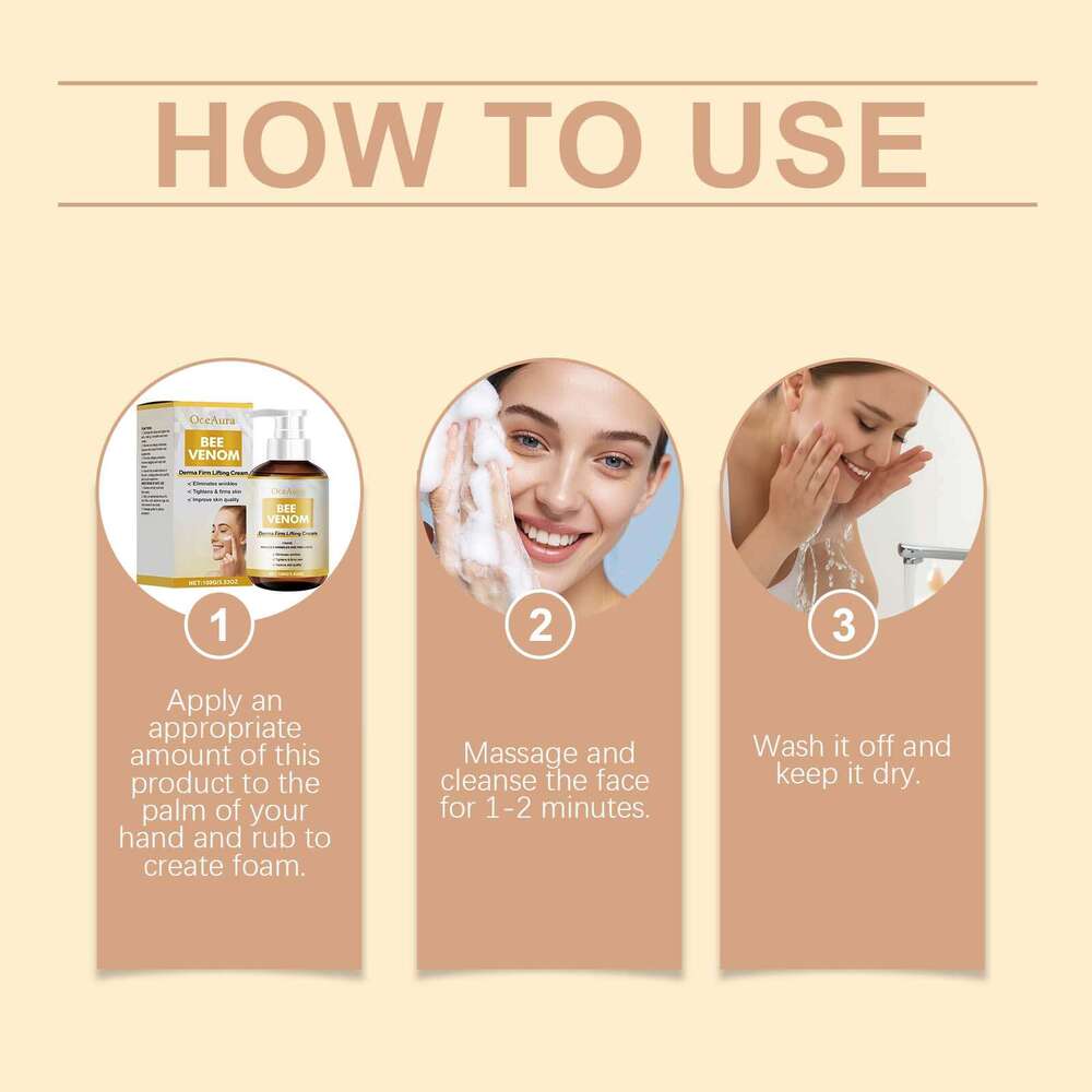 Viareline Gentle Care Cleansing Skin Smooth Moisturizing Hydrating Facial Cleanser