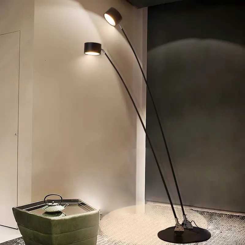 Nordic Minimalist Designer Floor Lamp Modern Simple Atmosphere Living Room Sofa Vertical Straight Rod Fishing Standing Light M251119