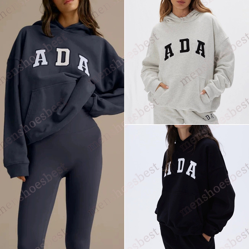 2025 New Womens Adas Hoodie Oversized Sweatshirts Streetwear Fleece Hooded Hoodies Ladies Caussual Loose Sweaters Asian Size
