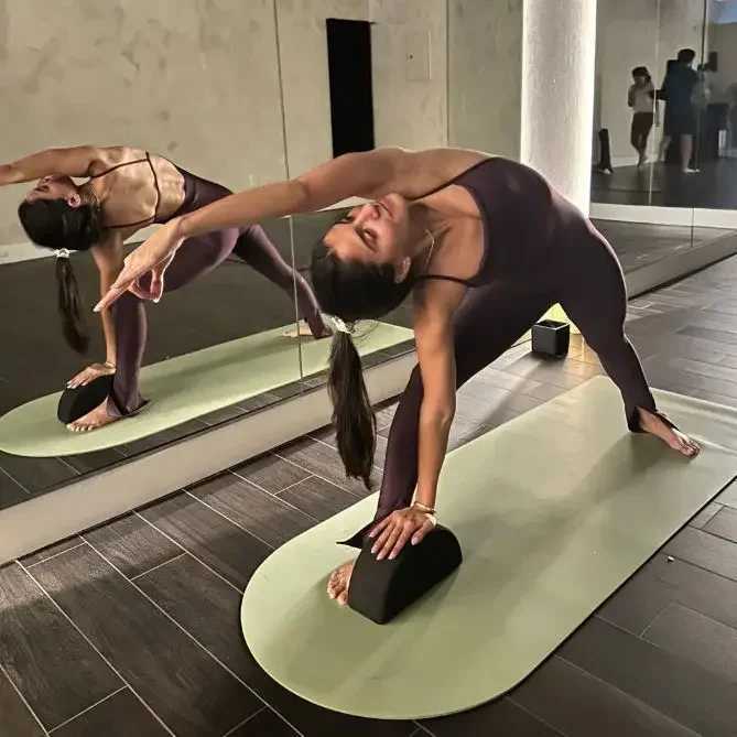 180x66x0.5cm elliptical yoga mat home fitness yoga mat natural rubber PU yoga matXJ250419