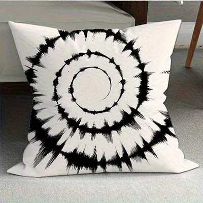 Home Decor Abstract Black and White Geometric Covers Pattern Cushion Cover Suitable for Sofa Bedroom Car CoverM251119