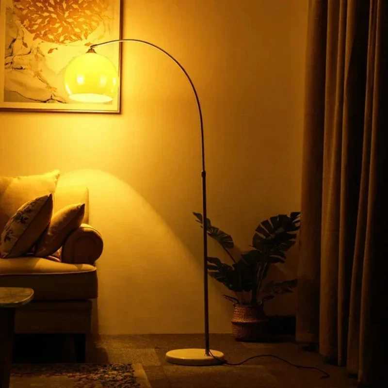Nordic Designer Modern Minimalist Living Room Fishing Floor Lamp Atmosphere Light Bedroom Decoration Lights Floor Light M251119