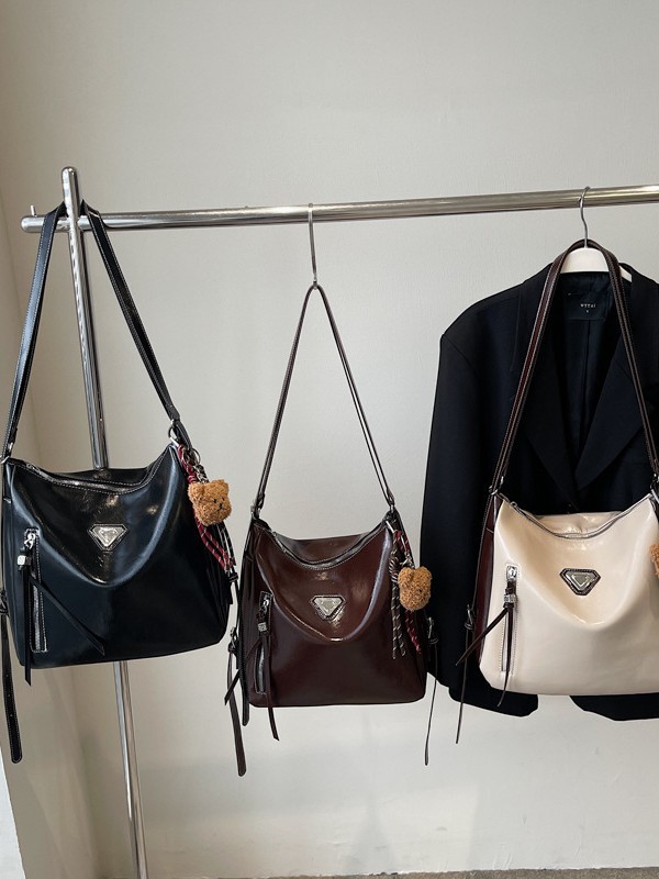 new vintage high-end single-shoulder bag large capacity high-value women's bag multi-functional tote bag backpack