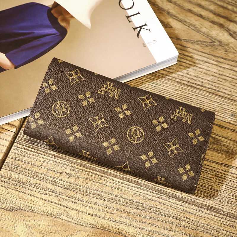 Bag womens 2024 new fashion storage wallet multifunctional photo clip bag printingW251119