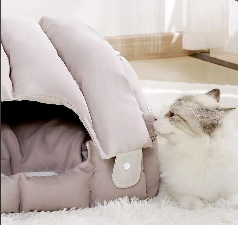 Small pet winter closed warm cleaning cat house dog four seasons universal kennel