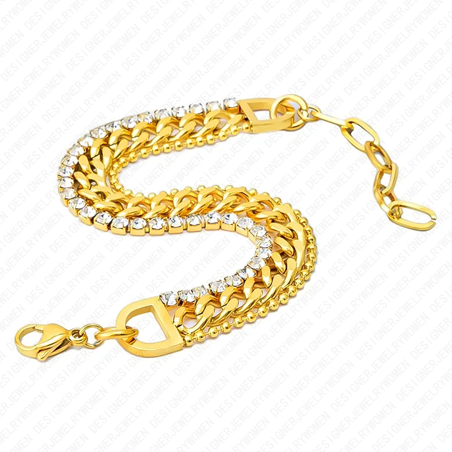 Designer Bracelet Bracelet for Women Bracelets Diamond Bangle Stainless Steel Bangles Luxury Jewlery Designer for Women Elegant Timeless Gift Premium