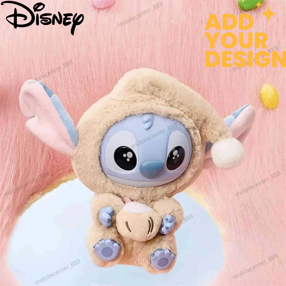 New custom Disney Stitch Eat, Sleep Series Vinyl Blind Pendant Cute Mystery Box Toy Plush Doll Holiday Gift