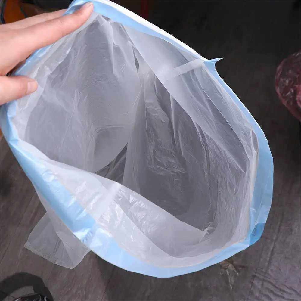 White Cat Litter Box Trash Bag PE with Drawstring Special Cat Litter Bag Pet Poop Trash Bags Cat Toilet Garbage Bag Outdoor C251119