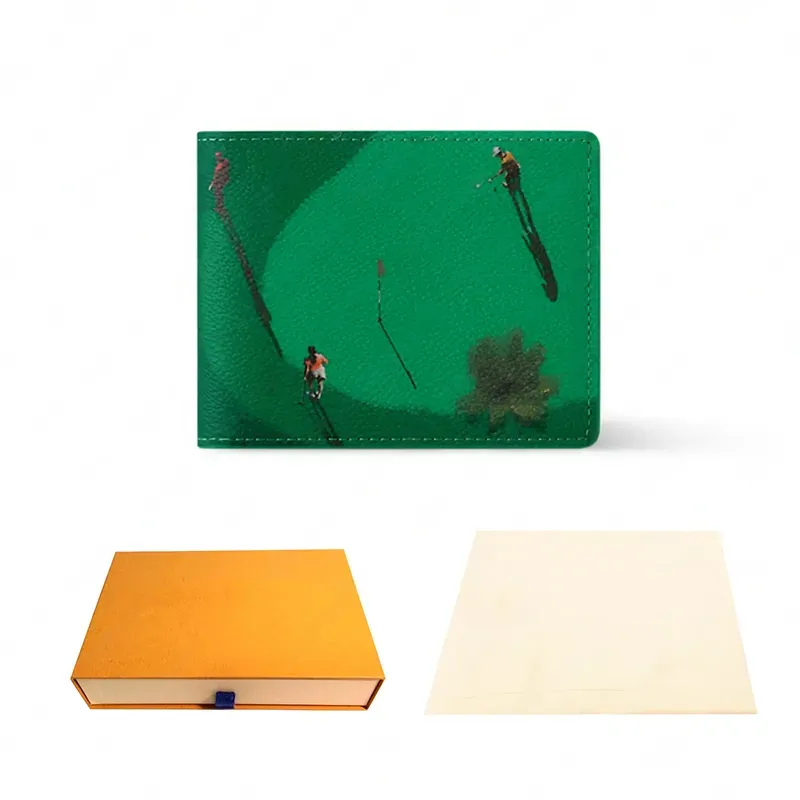 men wallet golf card holder designer Wallet holiday sports series style football model card holder passport bag designer eallet golf swimming ski wallet