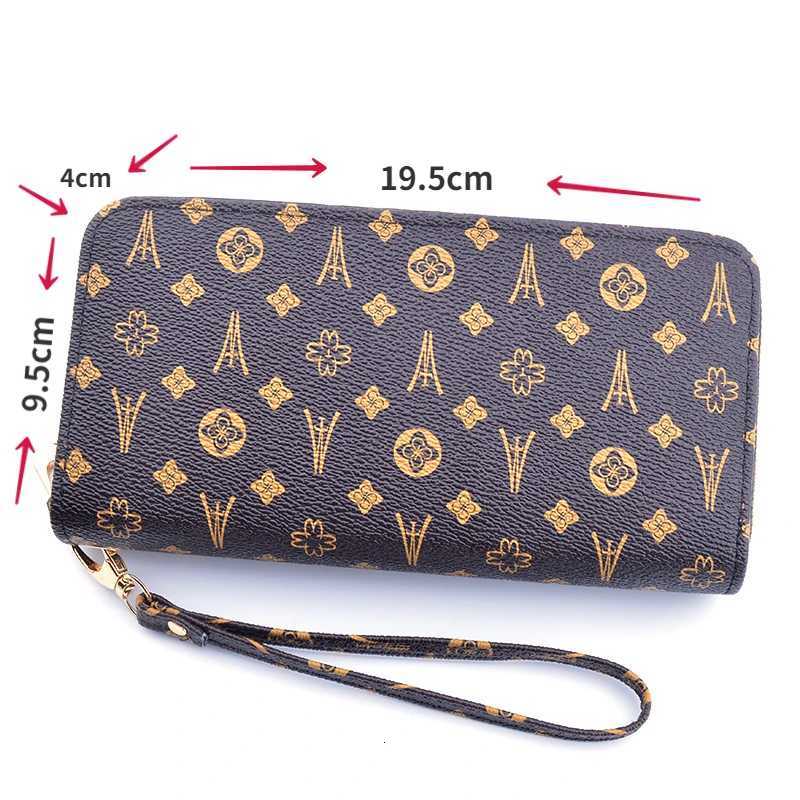 Women Long Wallets Double Zipper Clutches Purse Big Letter Fashion Wristlet Wallet Phone Portfel Damski Card Holder Lady WalletsW251119