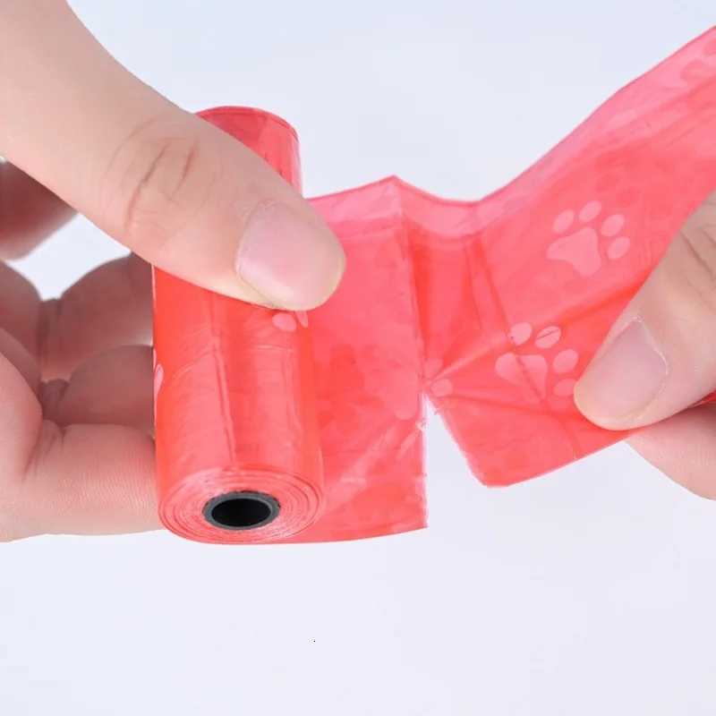 10Rolls Degradable Pet Dog Waste Poop Bag With Printing Doggy Bag Degradable Pet Waste Clean Poop Bag Dog Up Clean Bag Dispenser C2511195