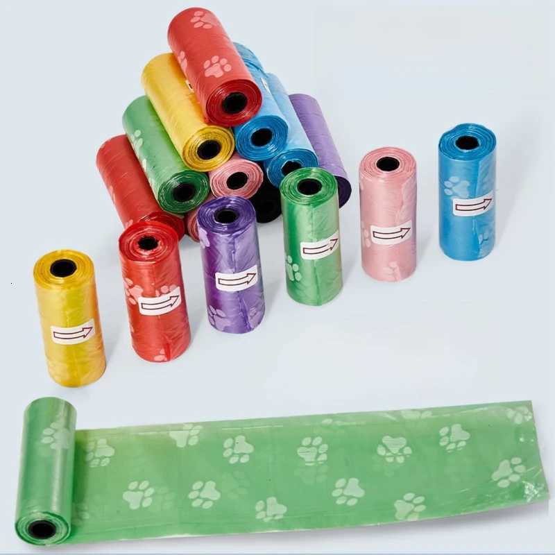 15Bags/Roll Dog Poop Bag Outdoor Cleaning Poop Bag Outdoor Clean Pets Supplies for Dog Refill Garbage Bag Pet Supplies C251119