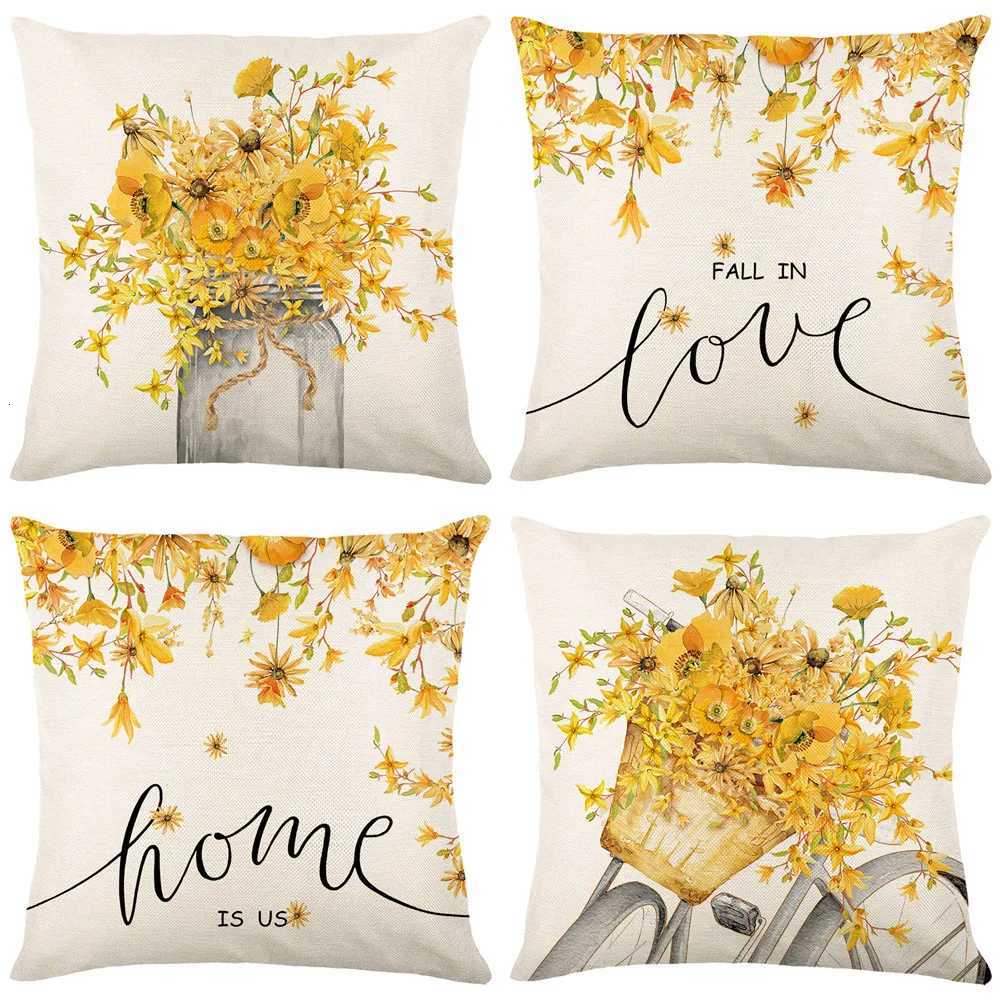 Flowering plants throw covers with digital printing of short plush fabric Car-shaped sofa cushion for office Home decorM251119