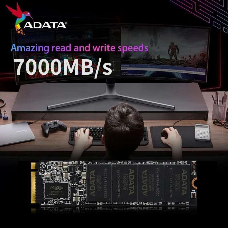 xpg ssd adata 1tb ADATA XPG GAMMIX S70Q SSD Internal Solid State Disk 1TB 2TB Original PCle Gen4x4 For Laptop Desktop PC