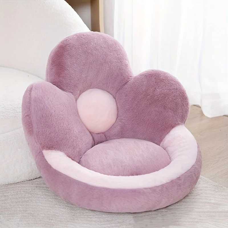 Flower Cushion Creative Plush Cushion Multicolor Soft Home Cushion Against the Waist Girls Nap Bedroom Seat M251119