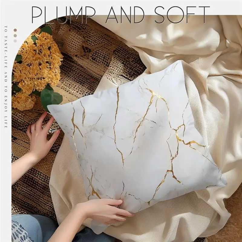 Black White Marble Cushion Cover Decorative case Sofa Cushion Cases Decoration For Home Seat Decor CoverM251119