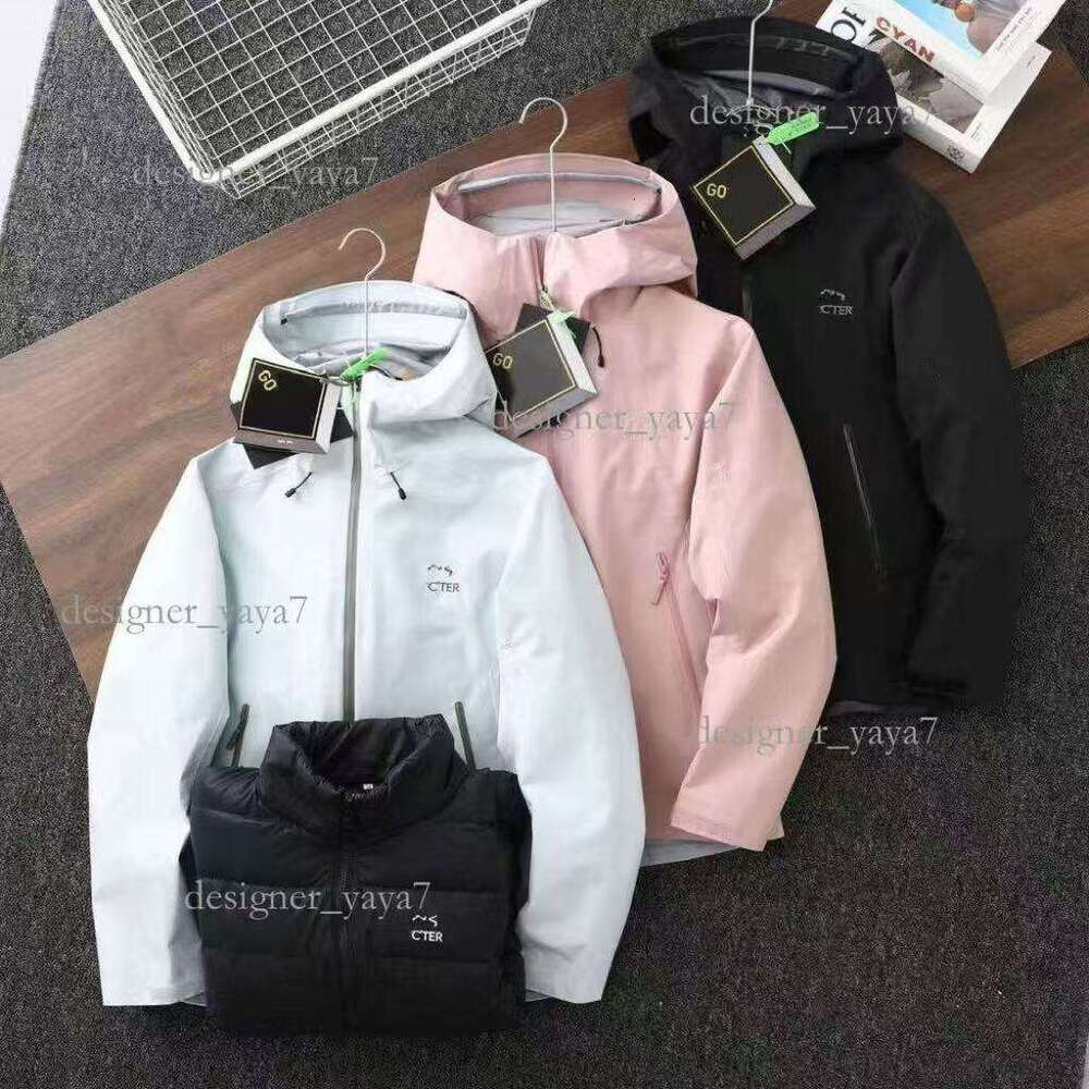5A ARCT Beta 3 in 1 jacket Designer Ski Jackets Mens Waterproof Rain Jacket Embroidery Logo Winter Warm Windbreaker Waterproof Puffer Jacket Raincoat