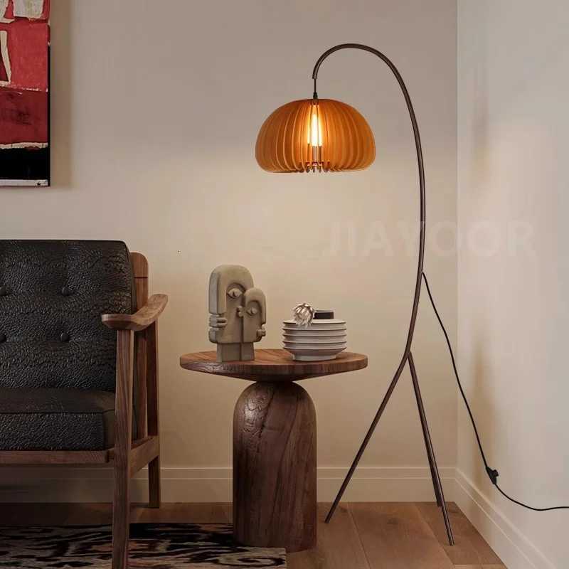 Modern Nordic Minimalism Rattan Art Sofa E27 Floor Lamp Homestay Living Room Light Bedroom Home Lighting Decor Fixtures LED Lamp M251119