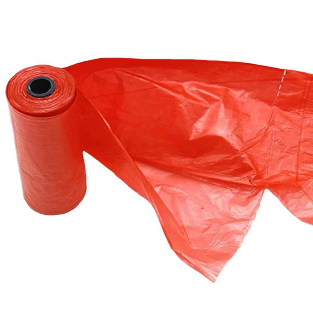 5/10 Rolls Dog Poop Bag Disposable Portable Pet Pick Up Tools solid color Garbage Waste Bags Outdoor Cleaning Bag Pet Supplies C251119
