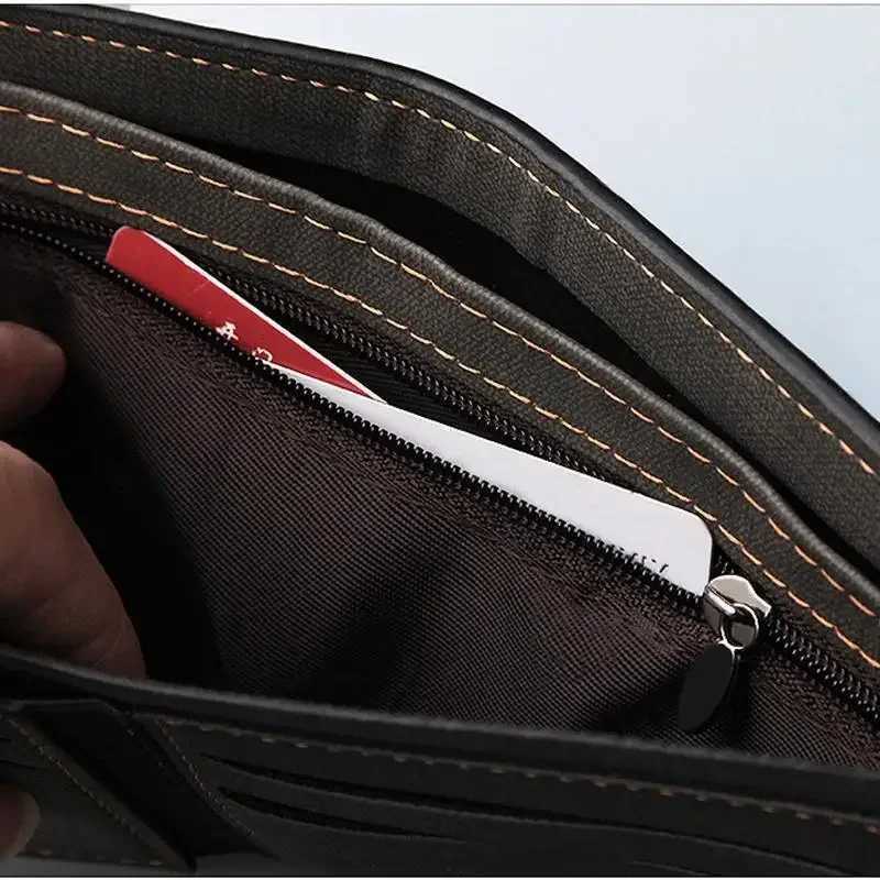 Personalized Custom Engrave Name Men Short Small Wallet Minimalist PU Leather Purse Coin Multi-functional Card Holder WalletsT251119