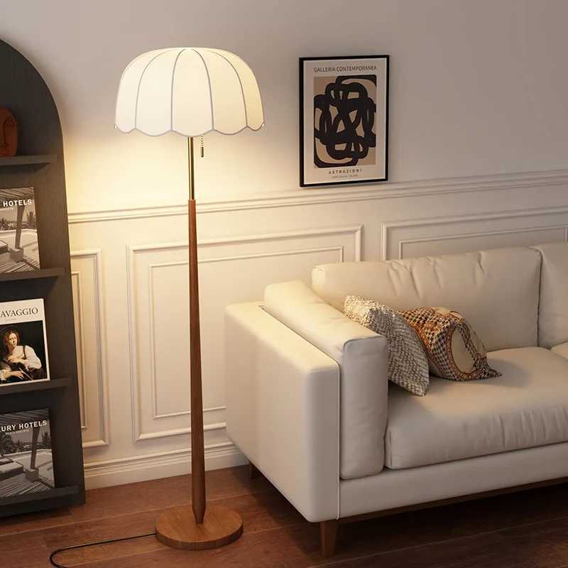 American Vintage Iron Led Floor Lamps Living Room Sofa Side Dimming Standing Lights Bedrooms Bedsides Homestay Cafe Corner Decor M251119