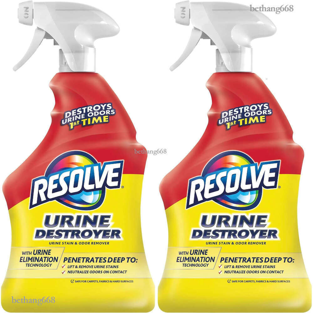 Resolve Urine Destroyer Pet Urine Stain and Odor Remover Spray, 32oz, 2 Count