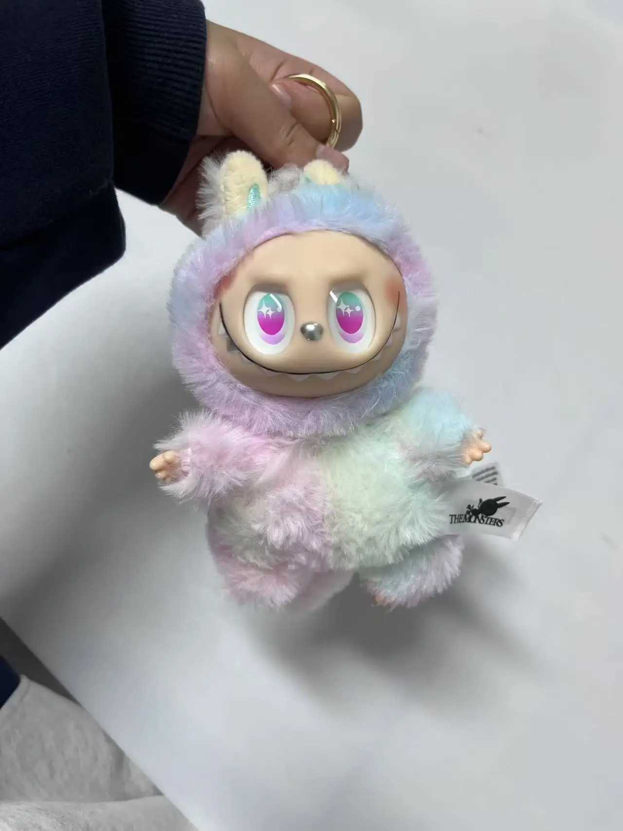 ZIMOMO Rainbow Labubu Tail Leader Fashion Creative Change Doll Shape Vinyl Pendant Doll Model Toy Copy Toy Birthday G W250419