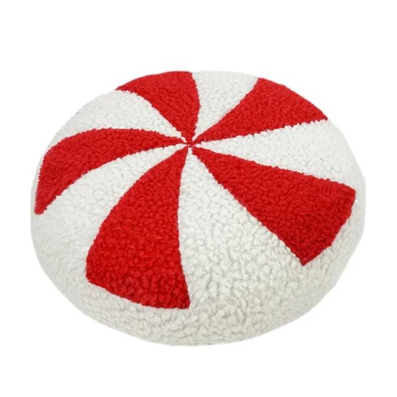 Living Room Sofa Cushion New Candy Plush Creative Christmas Decoration Candy Car Waist M251119