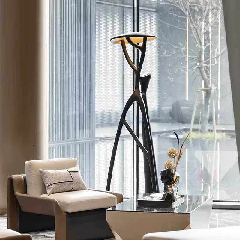 Nordic Modern Ornament Sculpture Resin Floor Lamp Living Room Light Luxury Art Home Decoration Lighting LED Lights M251119