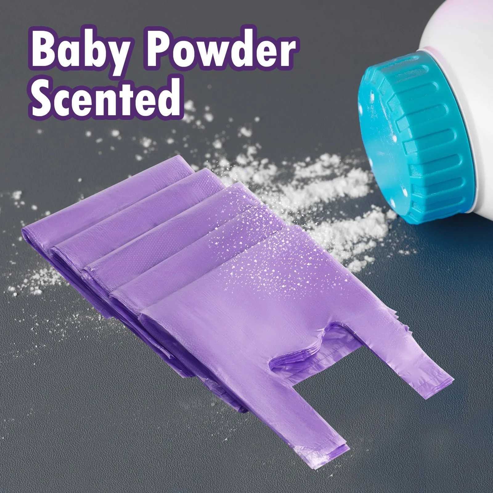 100/200pcs Portable Garbage Bag Disposable Nappy Bags Scented Hygiene Bags For Diaper Disposal Or Feminine Products C251119