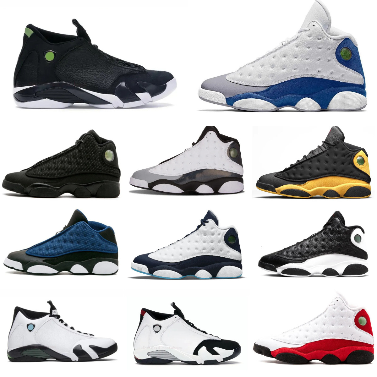 Trainers J13 13S Sports Basketball Shoes Jump Mans 13 14 Retroes Bred Black Cat Flint Black Toe Brave Blue Wheat Designer Laney Light Ginger Jogging Outdoor Sneakers