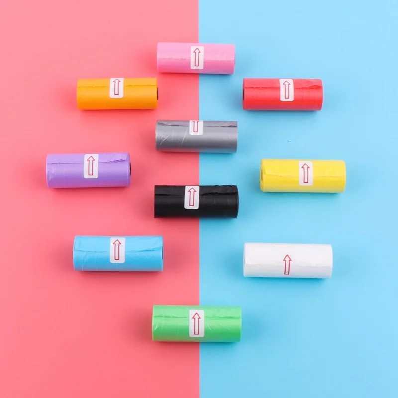 New 10 Rolls Dog Poop Bags Eco-Friendly Leak-Proof Dog Poop Bags 15 Bags/ Roll Puppy Outdoor Clean Garbage Bag for Dogs C251119