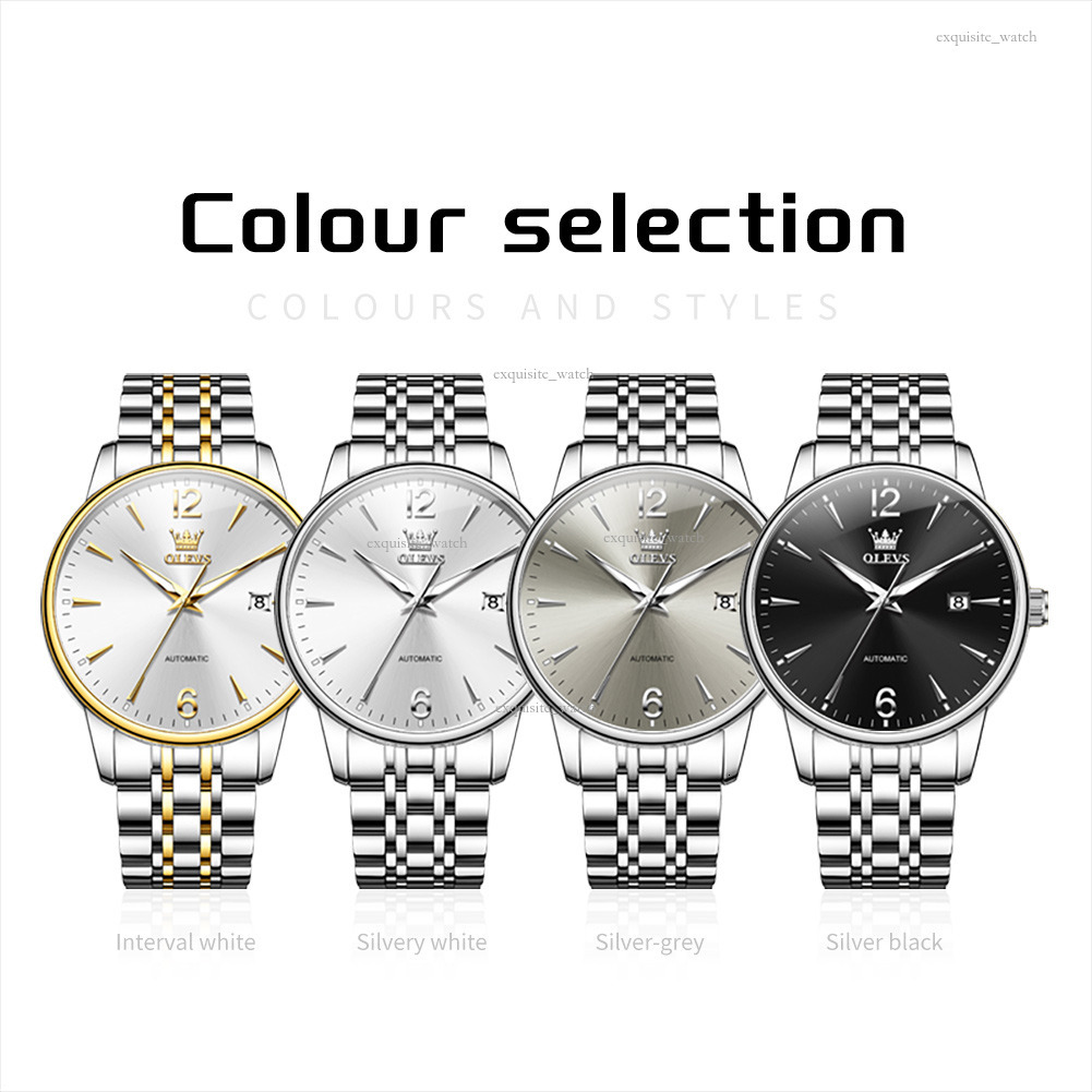 OLEVS Brand Designer Men's Watch A New Luxury Outdoor Waterproof Automatic Mechanical Hand Form Calendar Mechanical Success Men's Watch