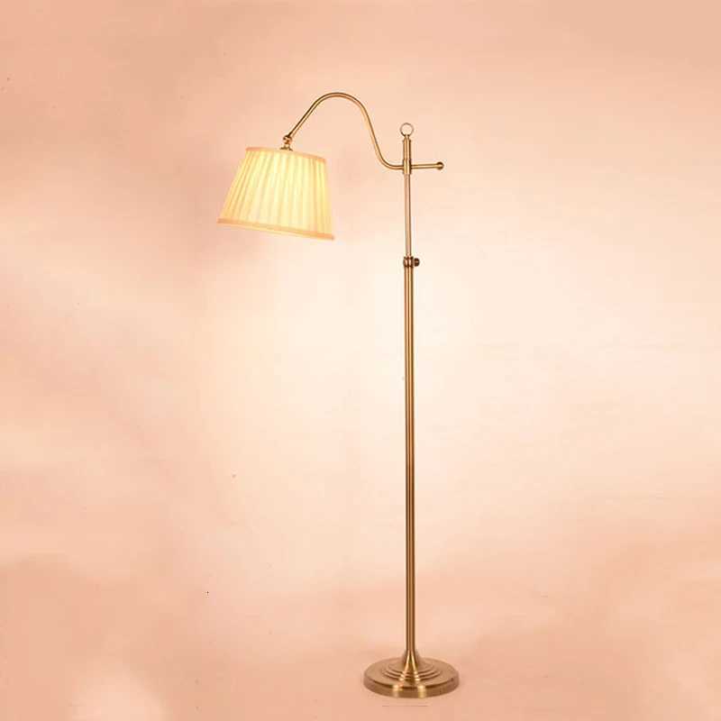 Adjustable European Bedroom Floor Lamp For Living Room Bedside Hotel Room Office Home Deco Fashion Fabric Interior Stand Light M251119