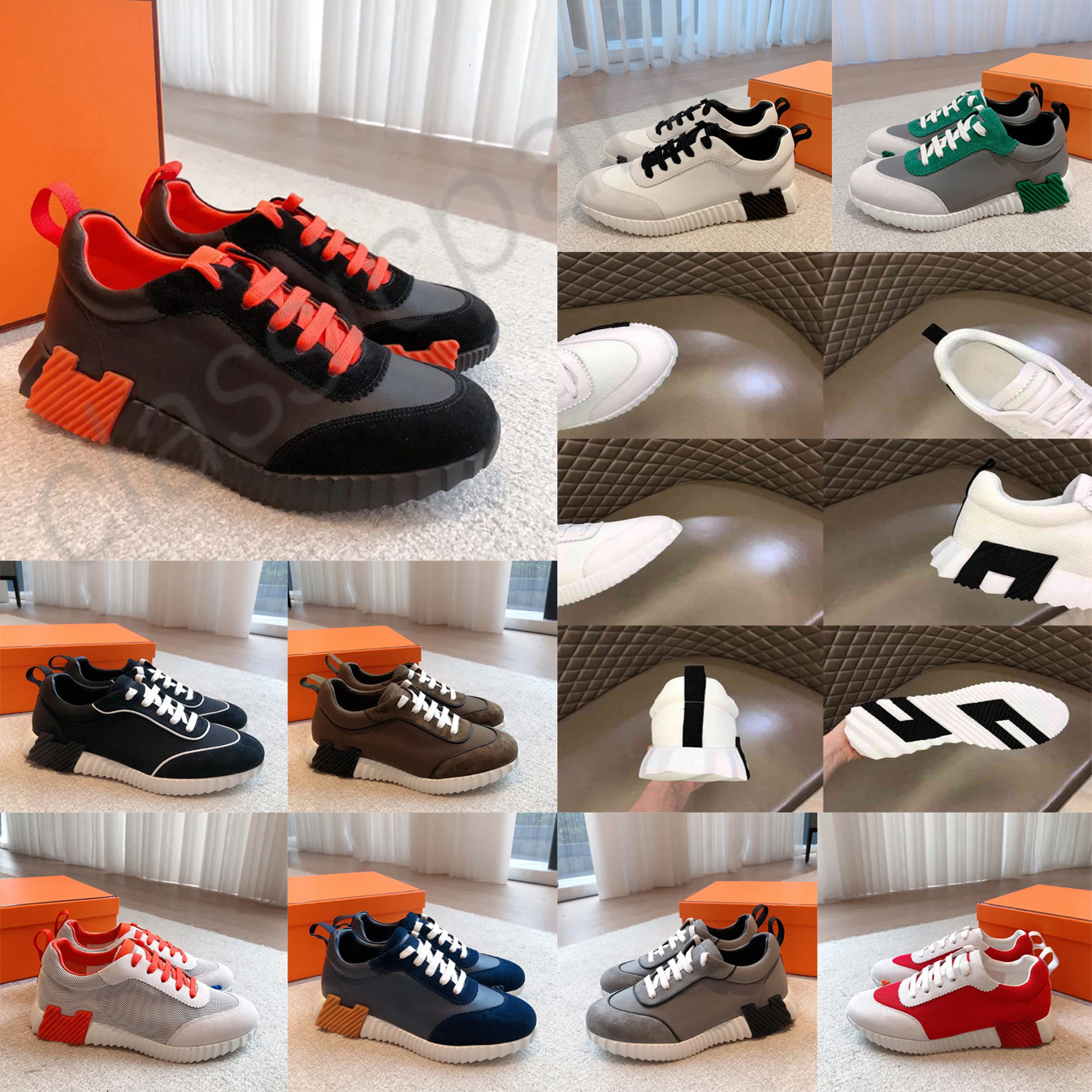 Bouncing Sneakers H Designer Shoes basket Campus designer Casual Handball Shoes Mens Womens Sneakers Black Scarlet Gum Clear Pink Arctic Night Light Black size 36-45