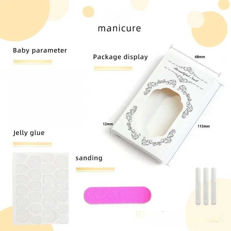 1Sets Long Butterfly French Press On Nails With Sparkling Diamond Decor Green And Pink False Nail Tips Wearable Sweet Fake NailsT251118T251119
