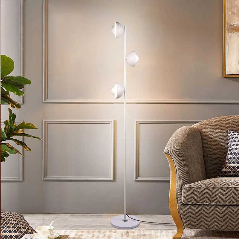 Nordic Bubble Ball Floor Lamp Modern Gold Rod Iron Art Luminaires for Living Room Sofa Bedroom Bedside Decoration Standing Light M251119