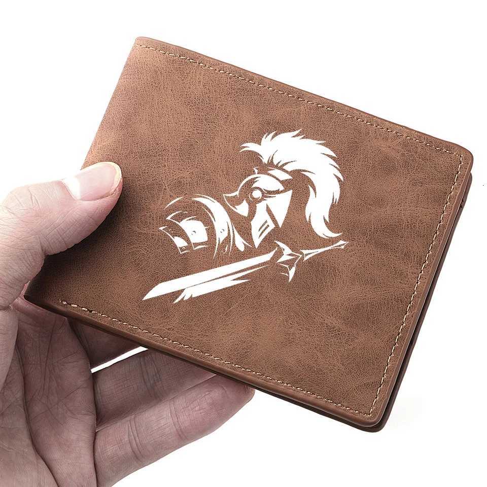 Mens Short Wallet PU Leather Vintage Thin Credit Card Holder Black Compact WalletT251119