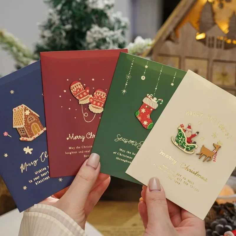 Christmas Cards Vintage Christmas Eve Cards Gift Cards Holiday Greetings Cards Handwritten Christmas Cards G251119