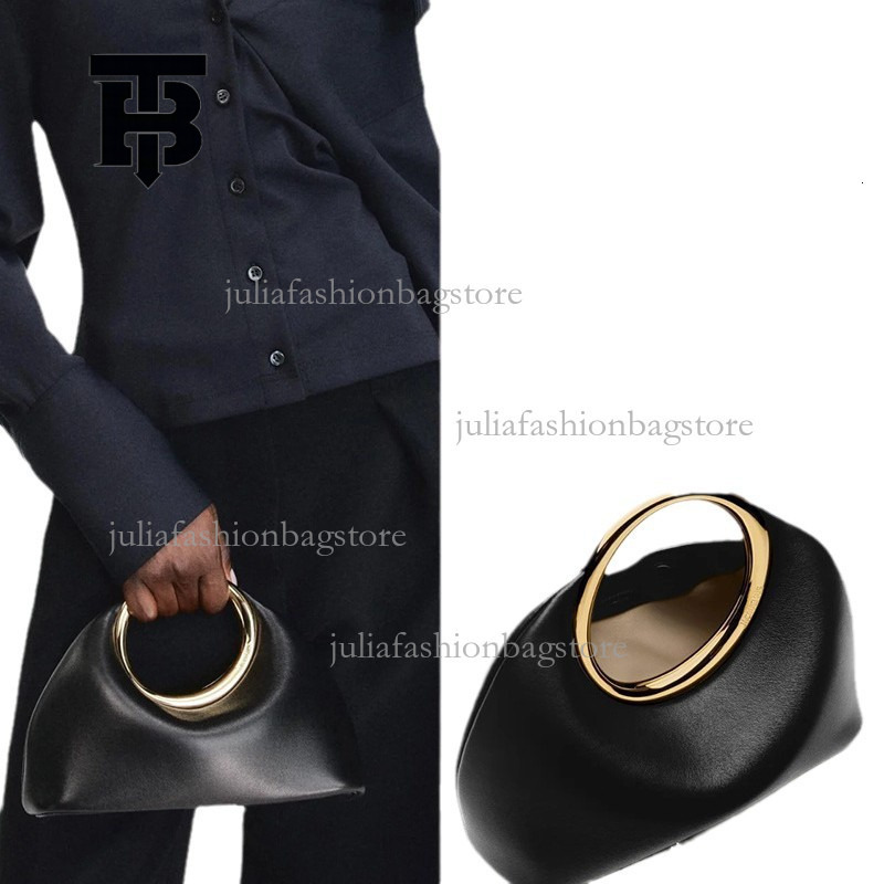 TB BHULAMTE Designer's New Luxury Handbag Simple And Versatile PU Metal Ring Underarm Fashion Cloud Bag Temperament Single Shoulder Crossbody Bag