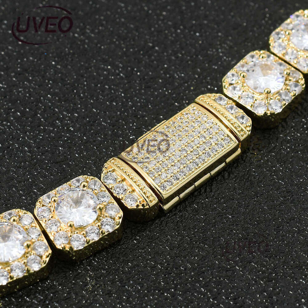 Luxury designer Ice out VVS Moissanite necklaces, men's and women's hip hop tennis chains Free delivery