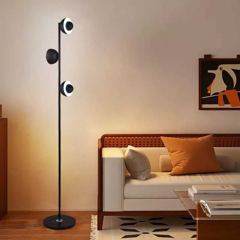Nordic Bubble Ball Floor Lamp Modern Gold Rod Iron Art Luminaires for Living Room Sofa Bedroom Bedside Decoration Standing Light M251119