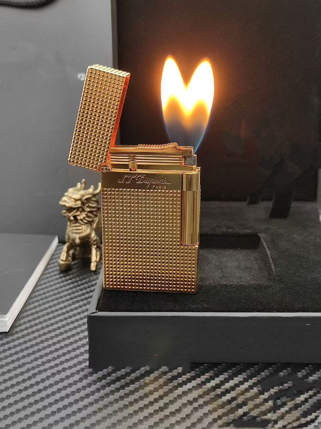 Lighter Engraved Classical Sound Special Cigarette Smoking Tools Refill Butane Gsa Men Gift