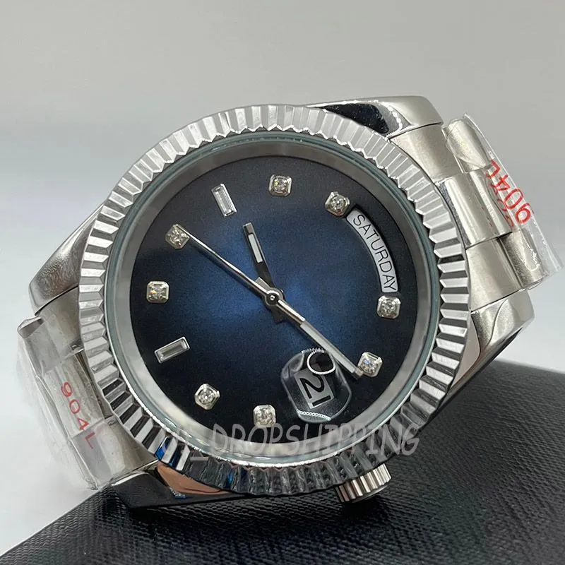 High-quality men's designer watch - 41mm automatic mechanical movement, all-stainless steel, high-quality Roman dial, water-resistant, Montony luxury watch as