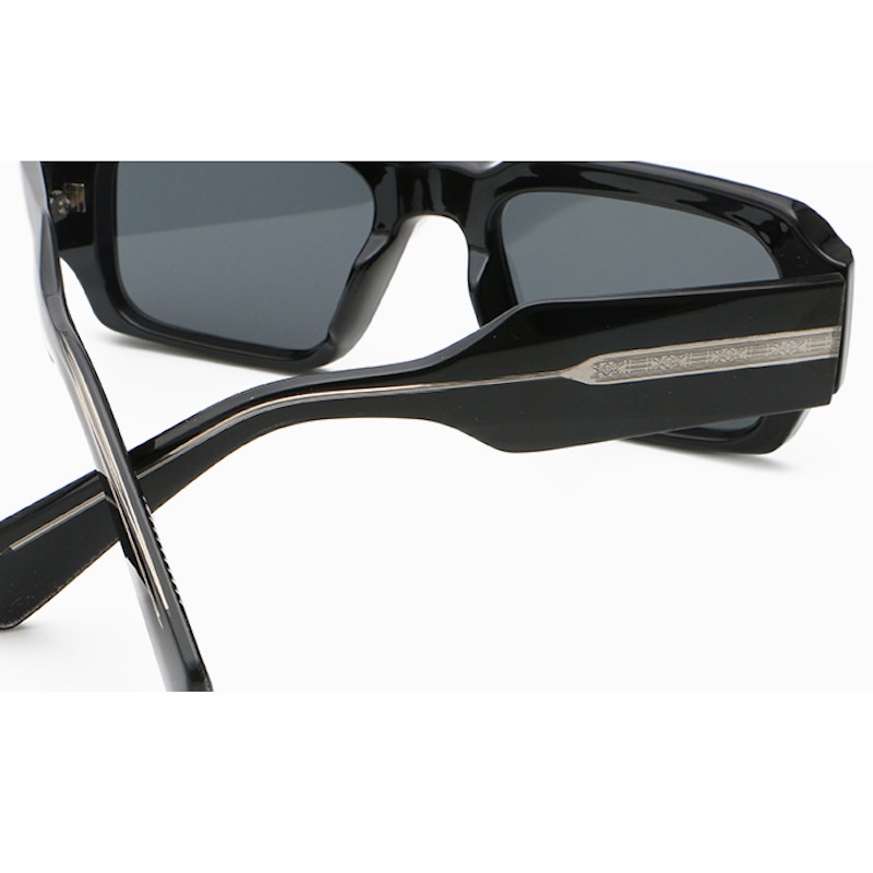 Designer Sunglasses Men Steampunk Oversized Big Glasses Vintage Women Goggles Gothic Y2K Futuristic Cool INS Niche Circular High-end Sturdy Metal inla