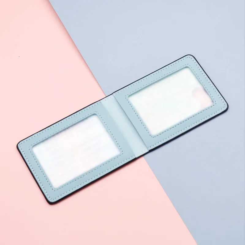 Ultra Thin Car Documents ID Card Holder Men Women Pu Leather Card Holder Cover Purse Wallet CaseT251119