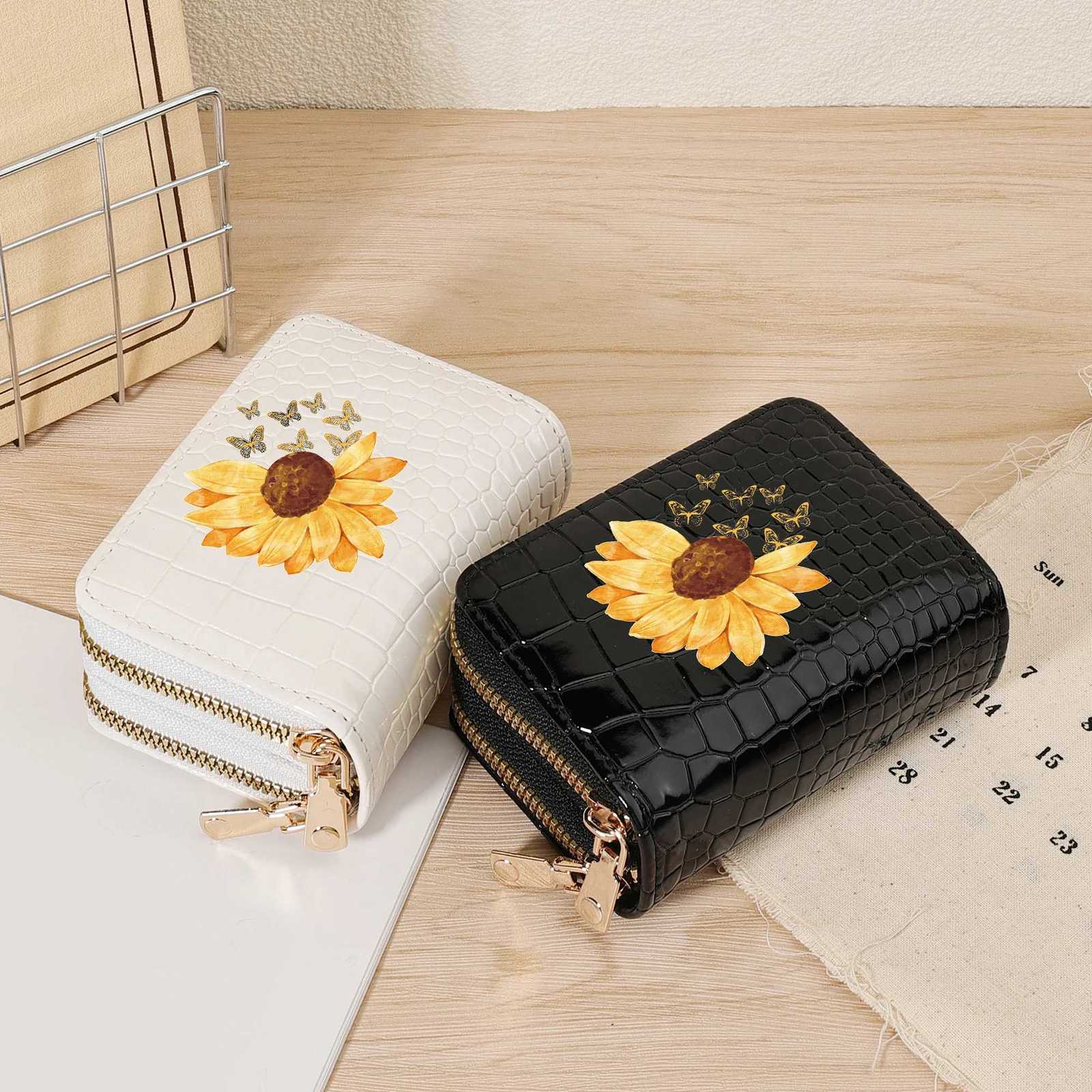Fashionable Womens Minimalist Short Wallet Handbag Zipper Coin Wallet Fashionable Double Zipper High Quality Credit Card StorT251119